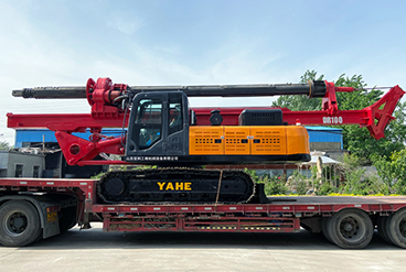 DR100小型旋挖鉆機出發廣西